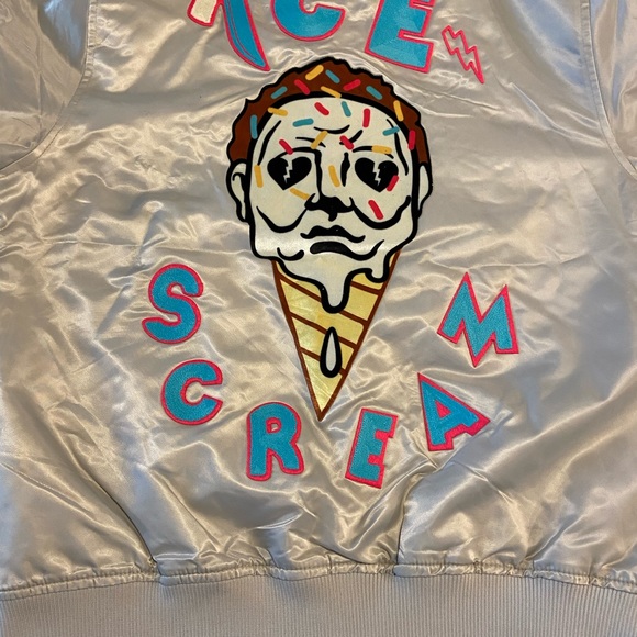 Roku Studio Men’s Halloween Jacket Ice Scream Michael Myers Size XL - Picture 8 of 8